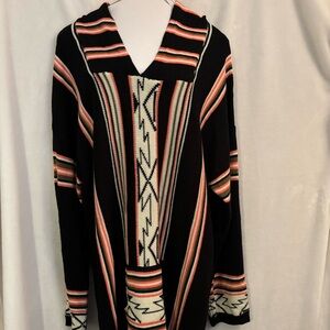 Women’s Aztec sweater dress. 3XL